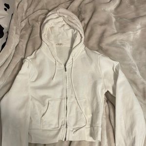 John galt/ brandy Melville cropped zip up hoodie